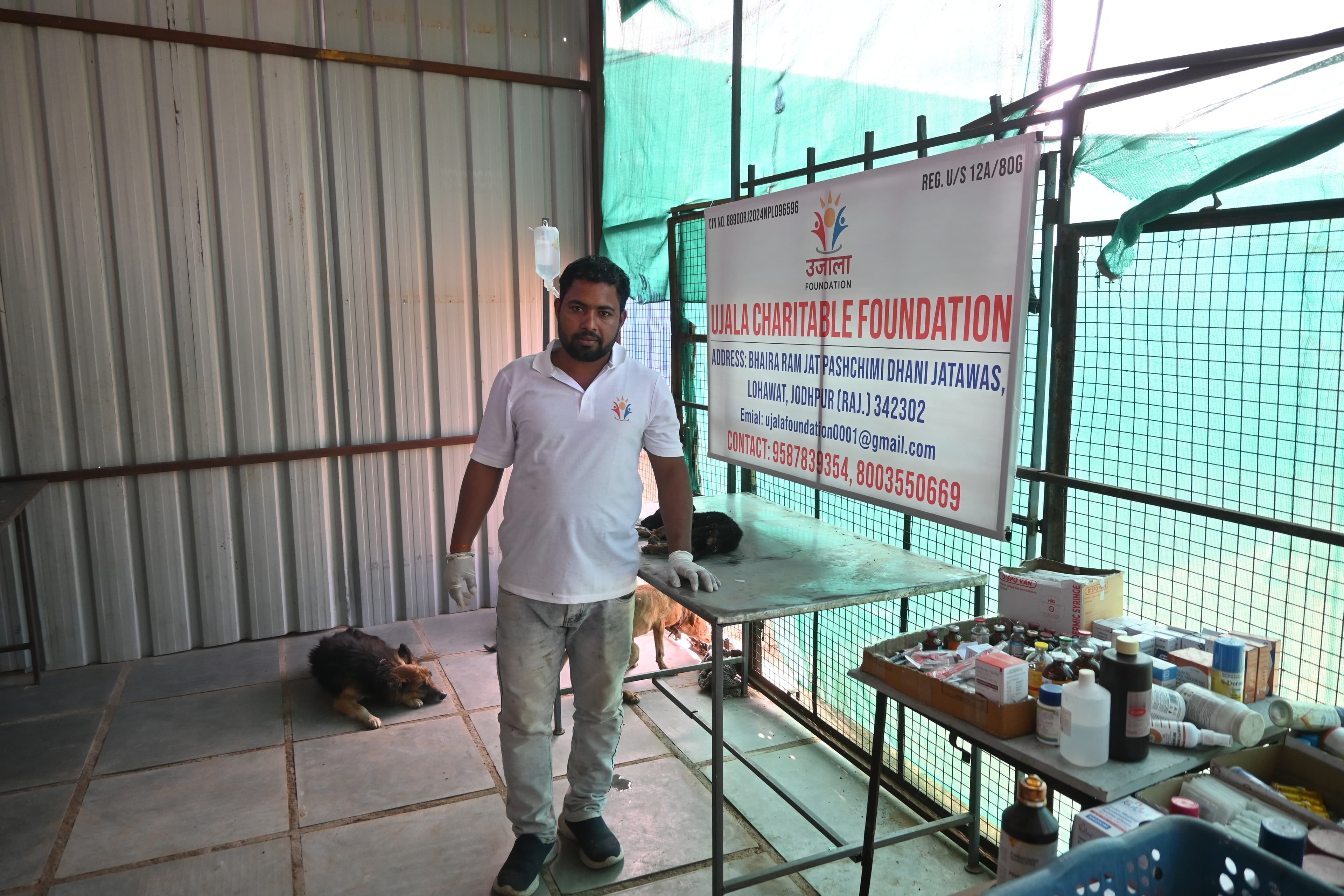 Ujala Foundation team at an awareness and adoption event